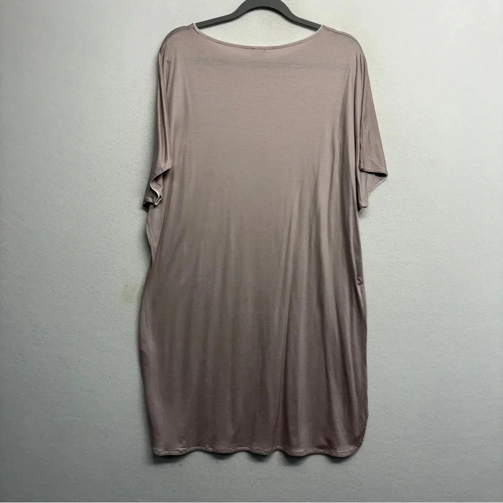 Zimmerli of Switzerland Midi Dress Pink XL Lyocell - Picture 2 of 7